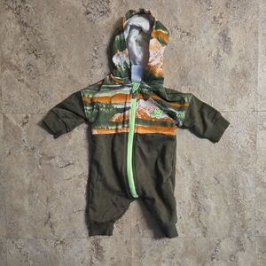 Nike Forest Green Baby Jumpsuit